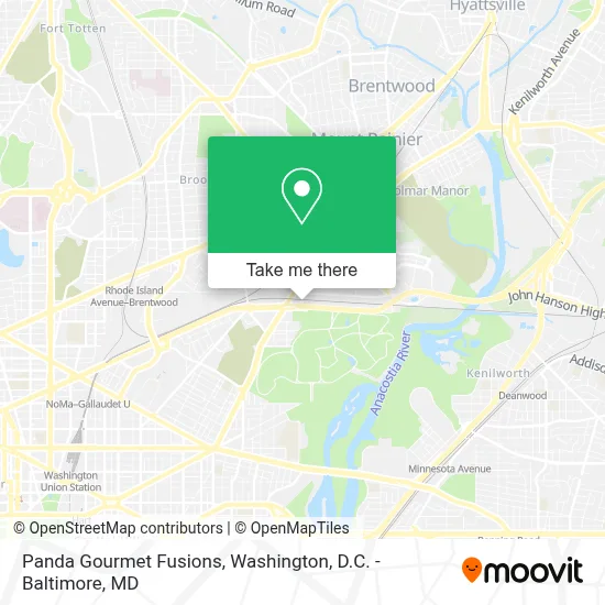Panda Gourmet Fusions map