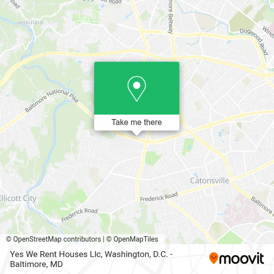 Yes We Rent Houses Llc map