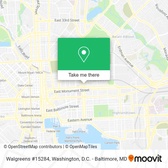 Walgreens #15284 map