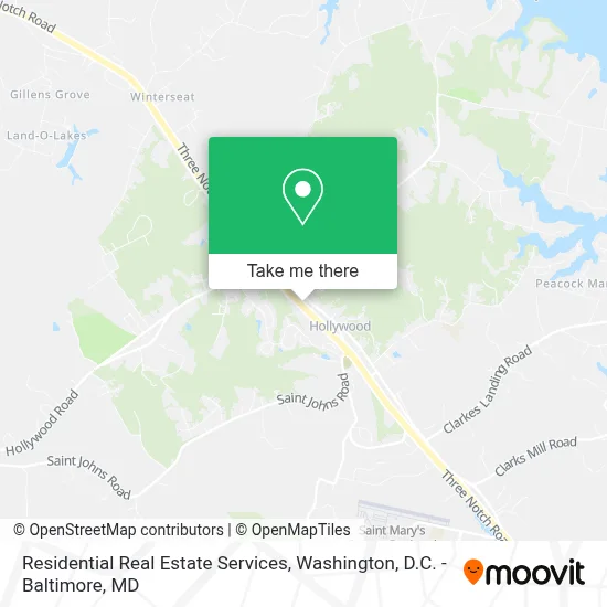 Residential Real Estate Services map
