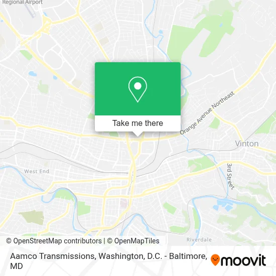 Aamco Transmissions map