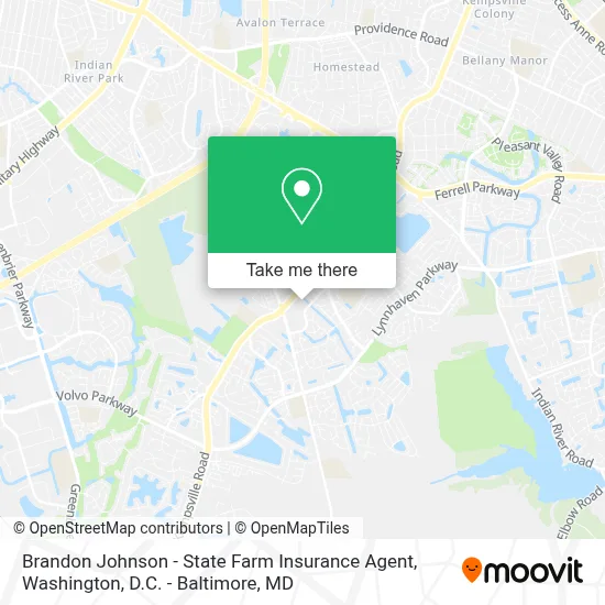 Brandon Johnson - State Farm Insurance Agent map