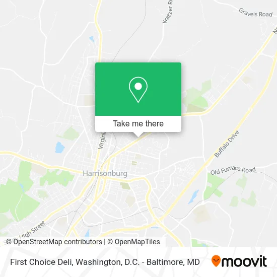First Choice Deli map