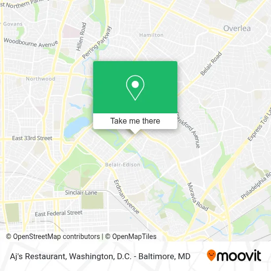 Aj's Restaurant map