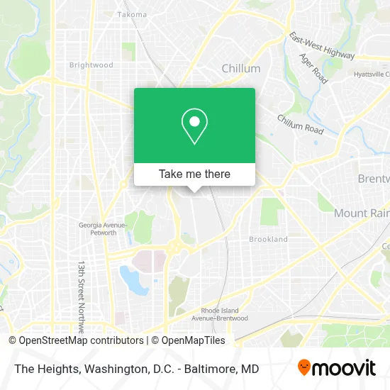 The Heights map