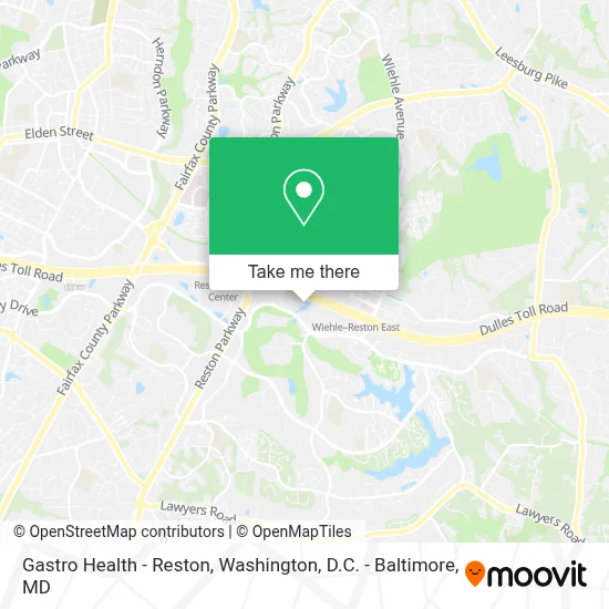 Gastro Health - Reston map