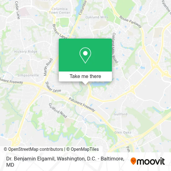 Dr. Benjamin Elgamil map