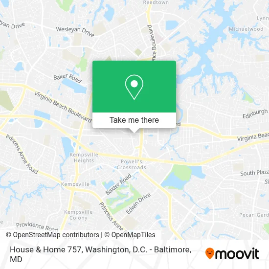 House & Home 757 map
