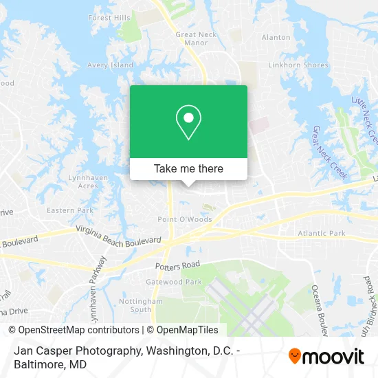 Jan Casper Photography map