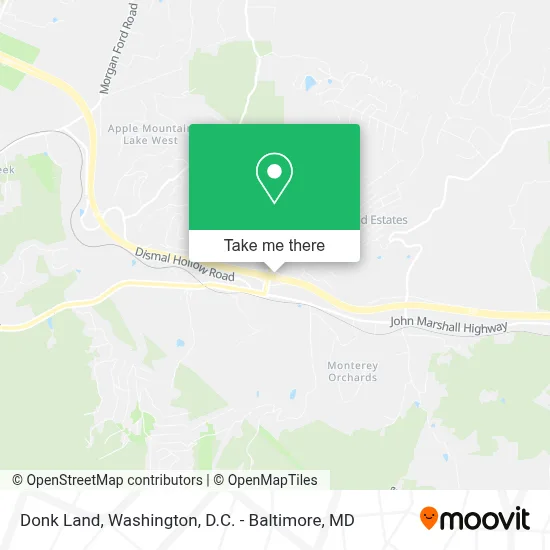 Donk Land map