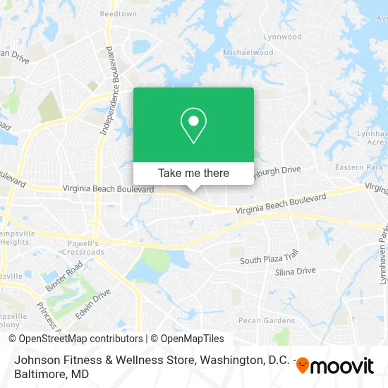 Johnson Fitness & Wellness Store map