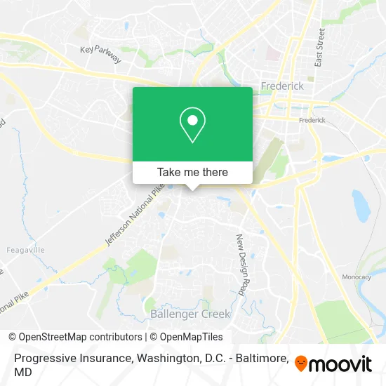 Progressive Insurance map