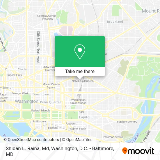 Shiban L. Raina, Md map