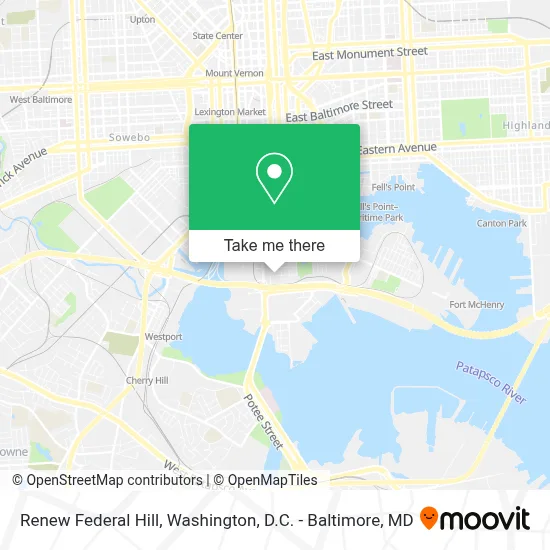 Renew Federal Hill map