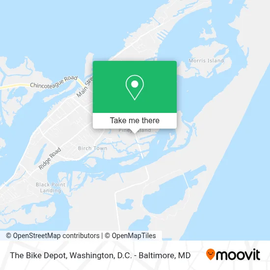 The Bike Depot map