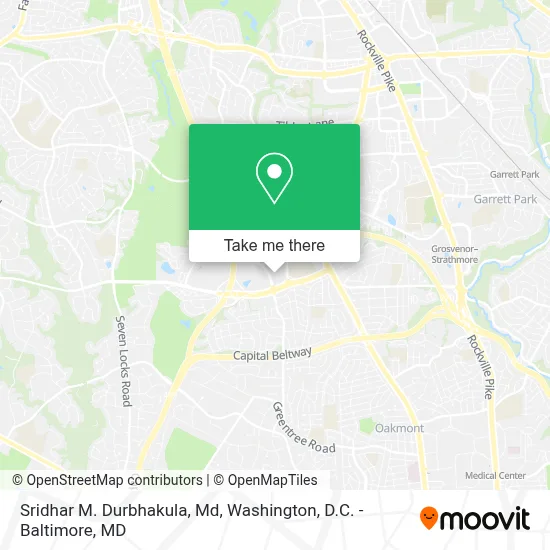 Sridhar M. Durbhakula, Md map