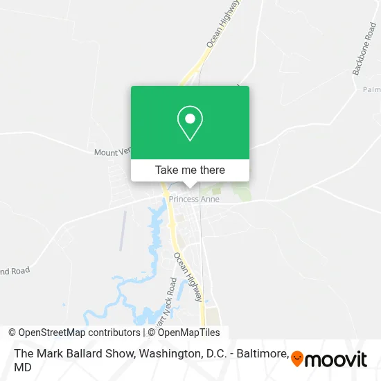 The Mark Ballard Show map