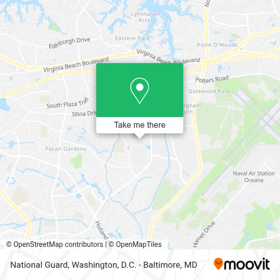 National Guard map