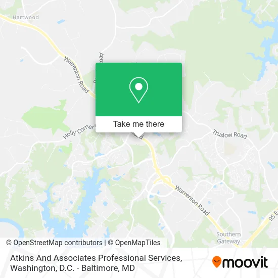 Atkins And Associates Professional Services map