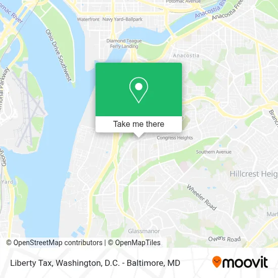 Liberty Tax map