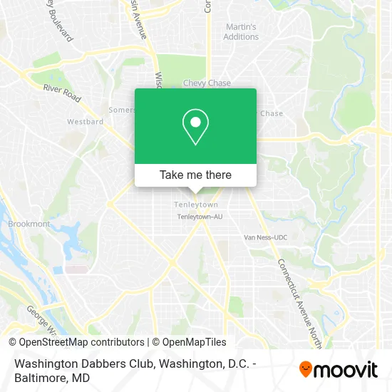 Washington Dabbers Club map
