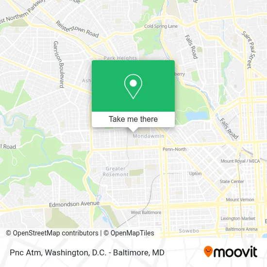 Pnc Atm map