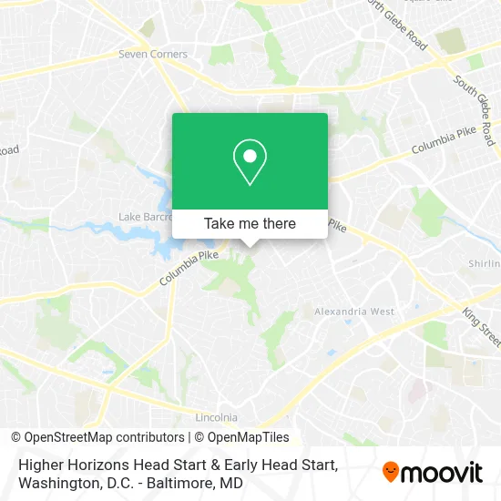 Higher Horizons Head Start & Early Head Start map