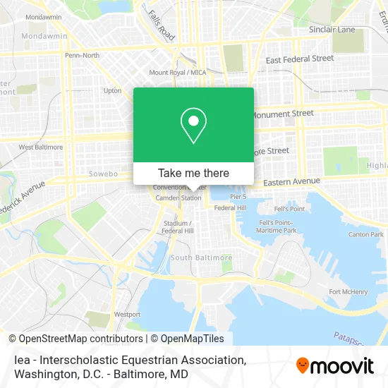 Iea - Interscholastic Equestrian Association map