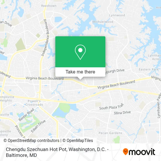 Chengdu Szechuan Hot Pot map