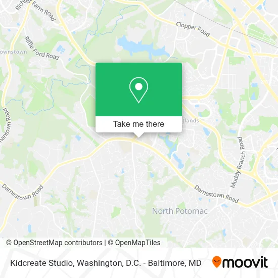 Kidcreate Studio map