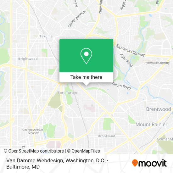 Van Damme Webdesign map