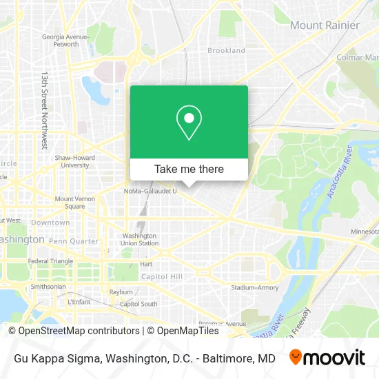 Gu Kappa Sigma map