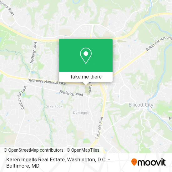 Karen Ingalls Real Estate map