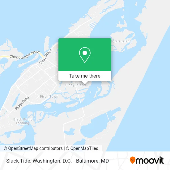Slack Tide map