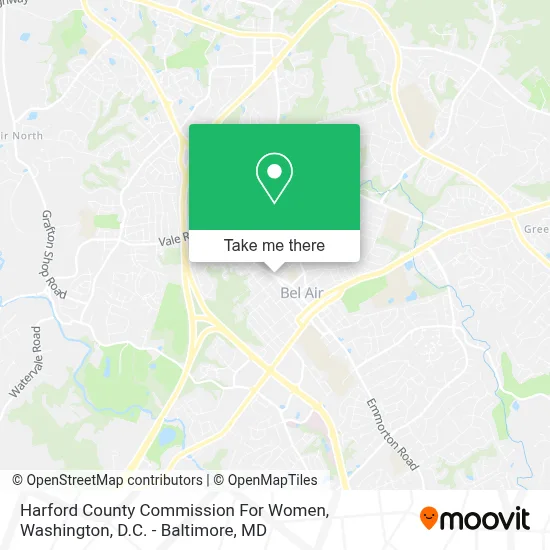 Harford County Commission For Women map