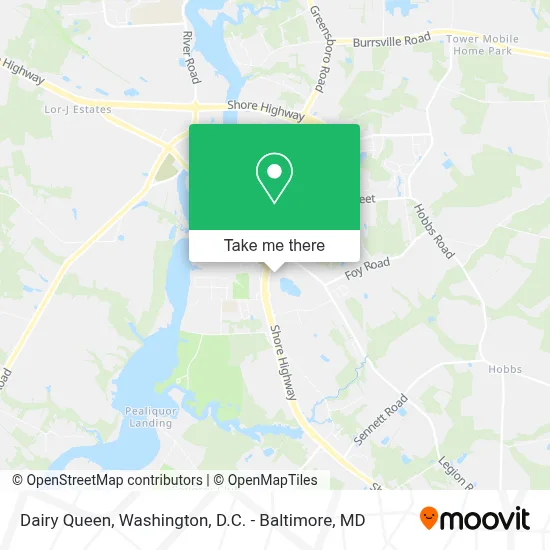 Dairy Queen map