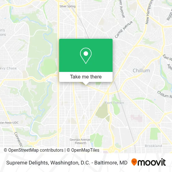 Supreme Delights map