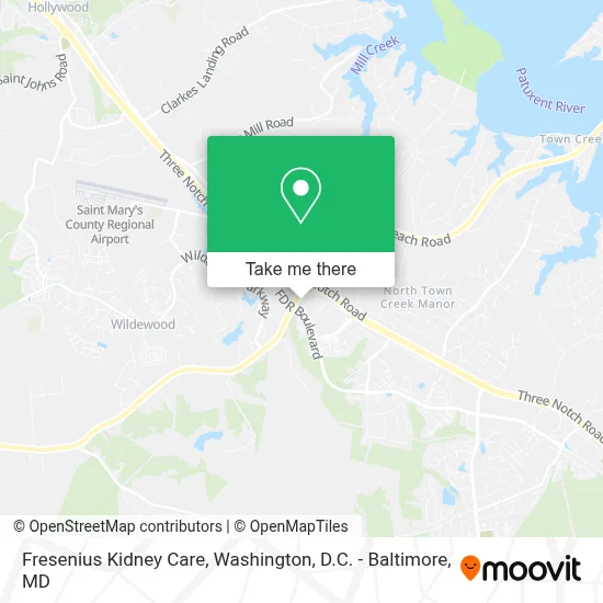 Fresenius Kidney Care map
