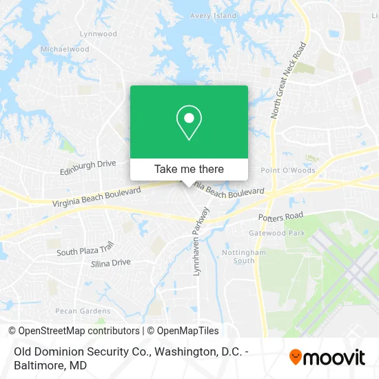 Old Dominion Security Co. map
