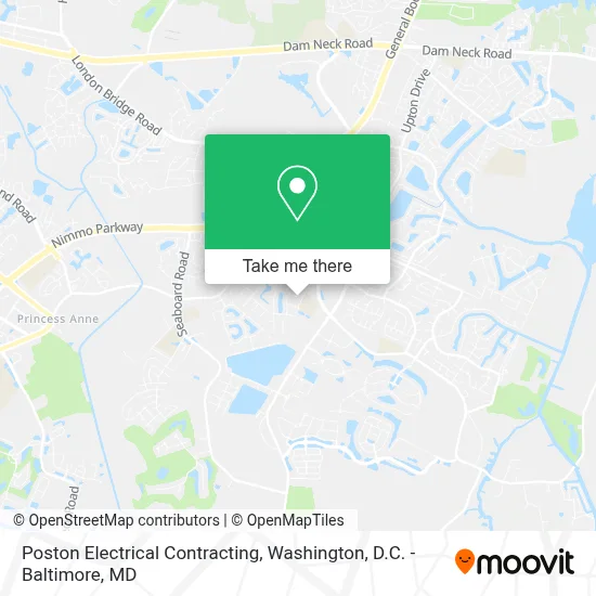 Poston Electrical Contracting map
