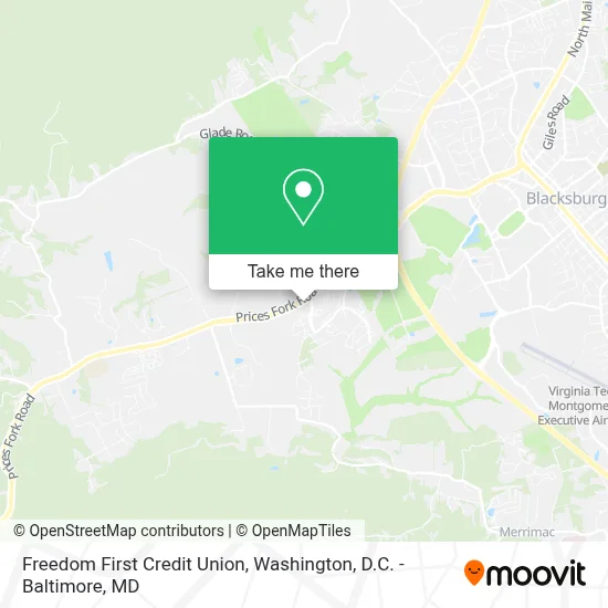 Freedom First Credit Union map