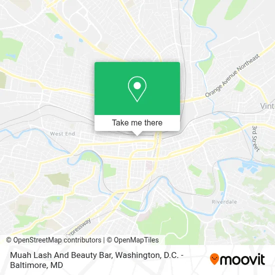 Muah Lash And Beauty Bar map