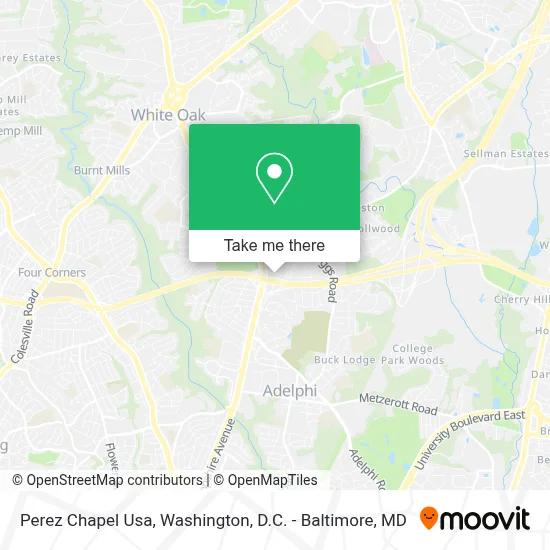 Perez Chapel Usa map