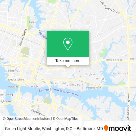 Green Light Moblie map