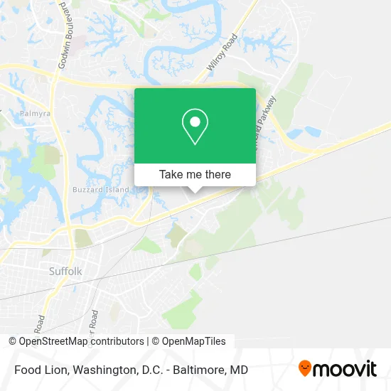Food Lion map