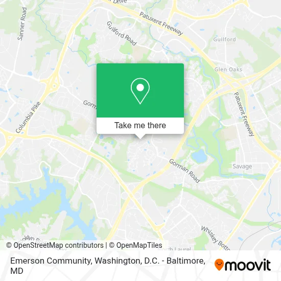 Emerson Community map
