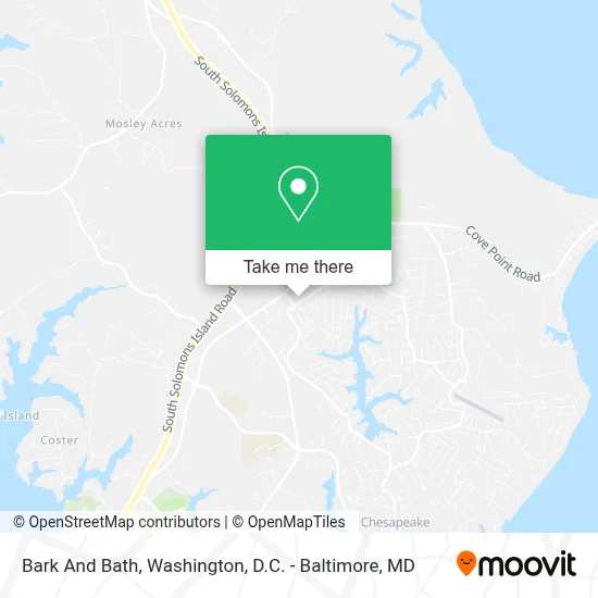 Bark And Bath map