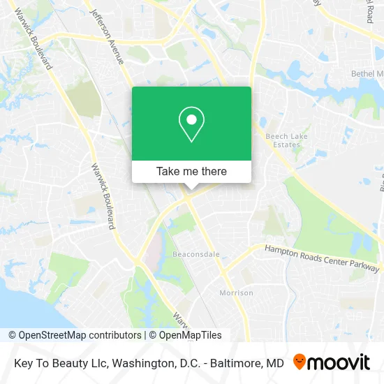 Key To Beauty Llc map