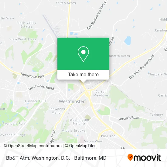 Bb&T Atm map