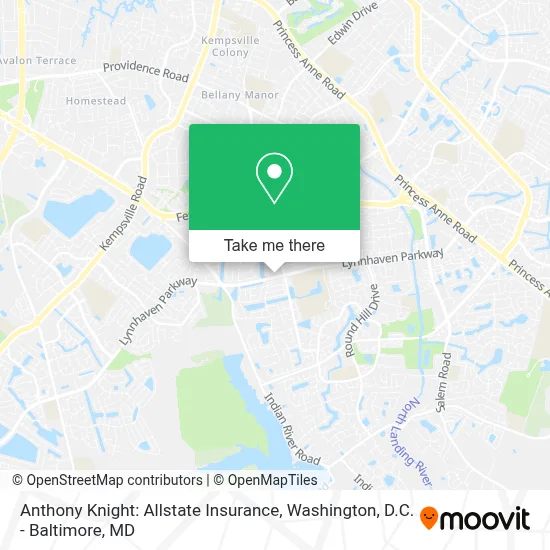 Anthony Knight: Allstate Insurance map